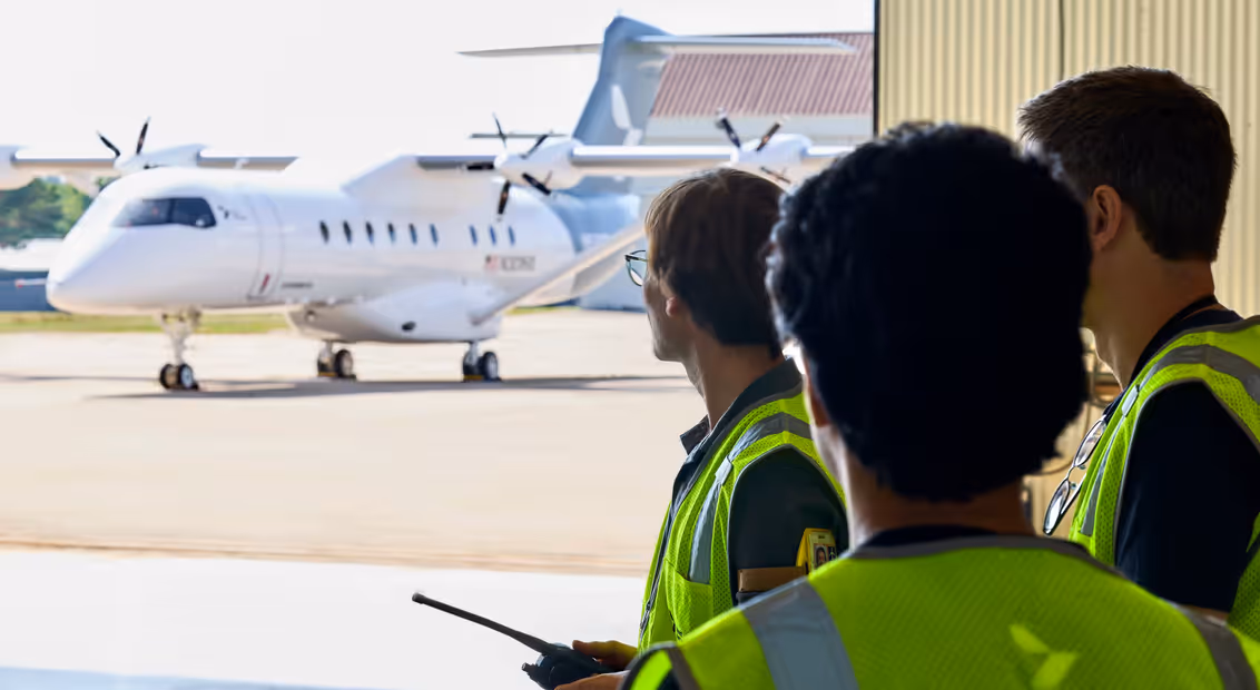 Heart Aerospace - Team at the airport