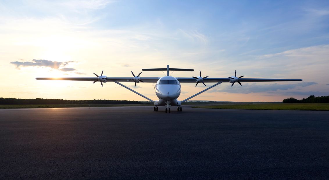 Heart Aerospace X1 on runway