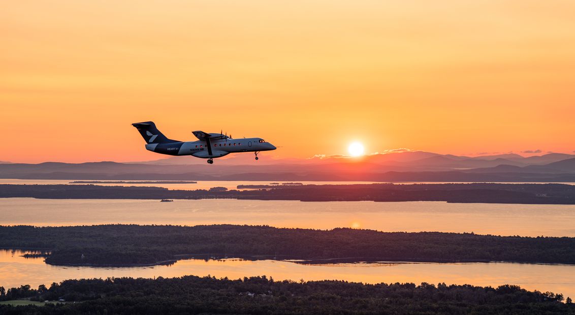 Heart Aerospace X1 mid-flight